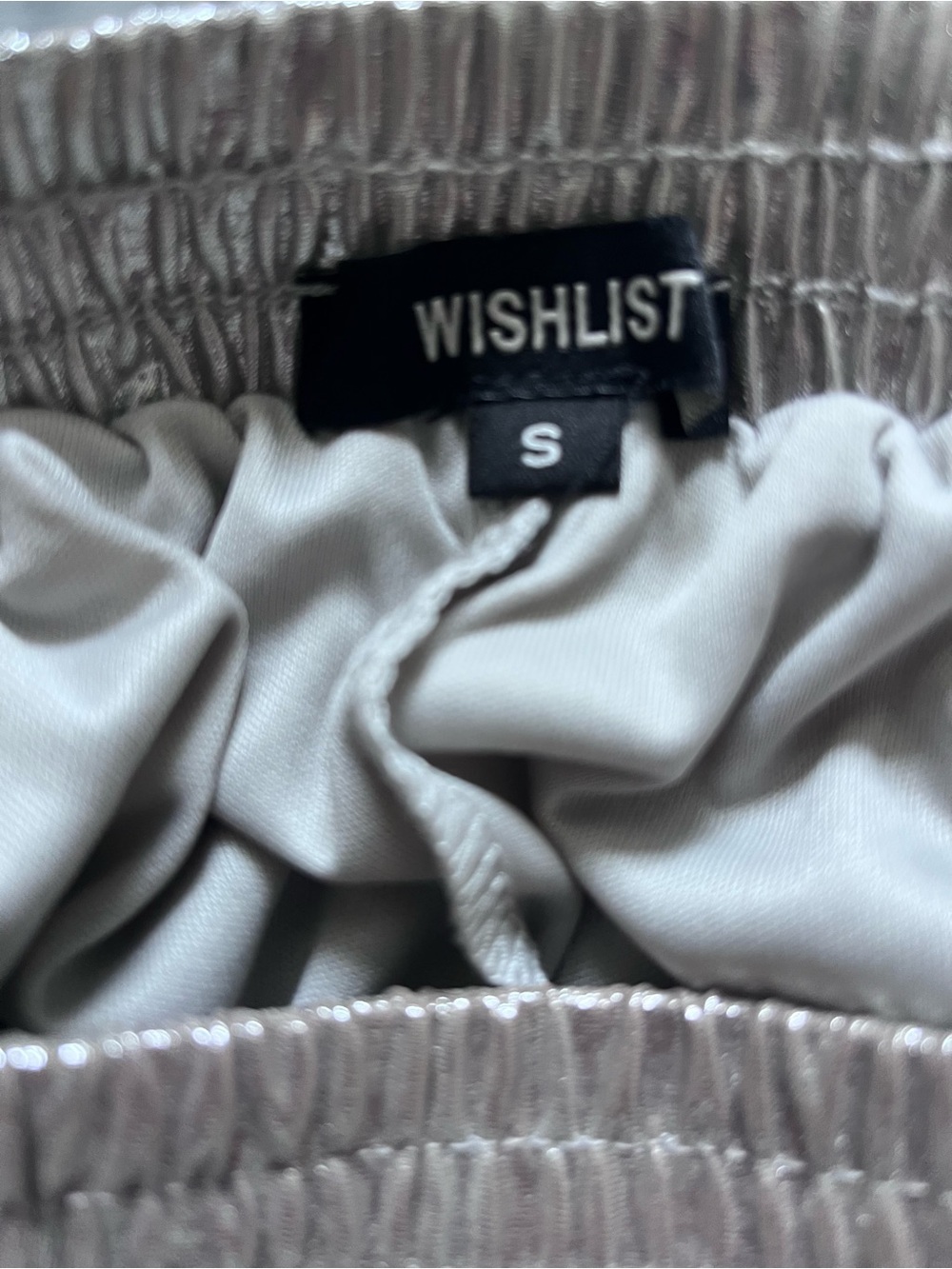 Wishlist Pleated Silver Metallic MIdi Skirt Small NWOT - Picture 4 of 4